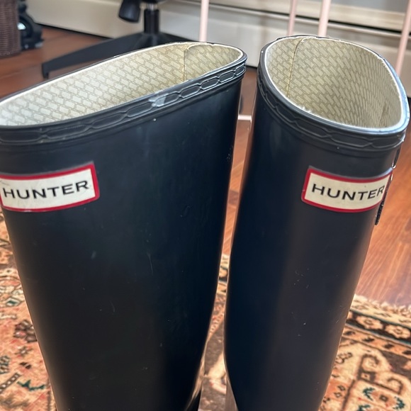 Hunter Boots Black size 40-41 - Picture 6 of 8